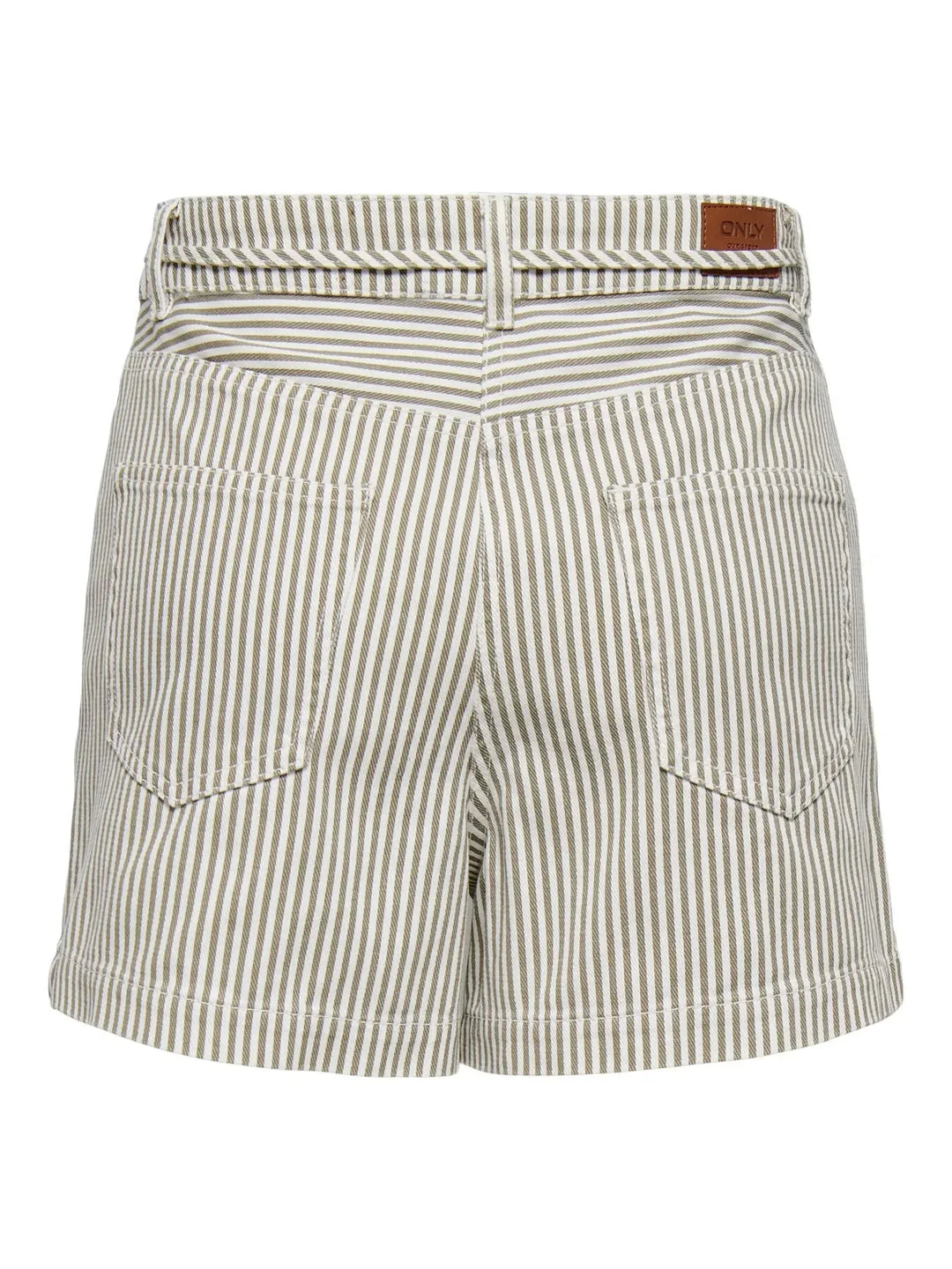 Only - Onlnaomi Stripe Shorts - 4907786 Winter Twig White Shorts 
