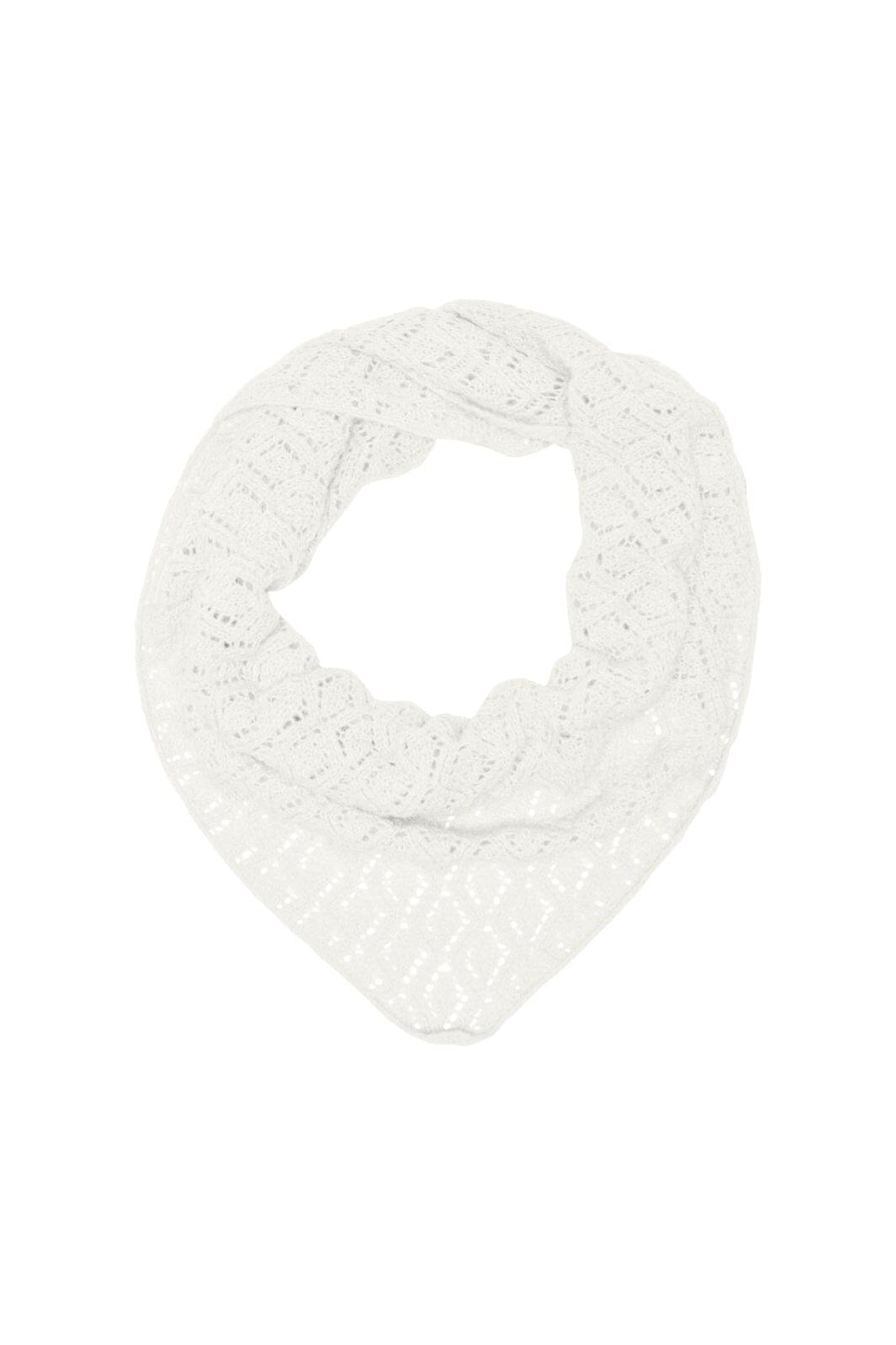 Only - Onlnaya Knit Pattern Scarf Acc - 5166919 Cloud Dancer