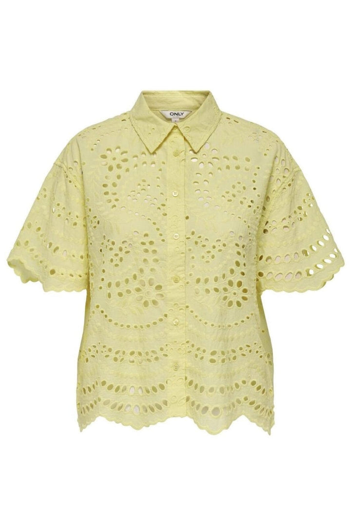 Only - Onlnew Lalisa Ss Boxy Shirt - 4788206 Double Cream