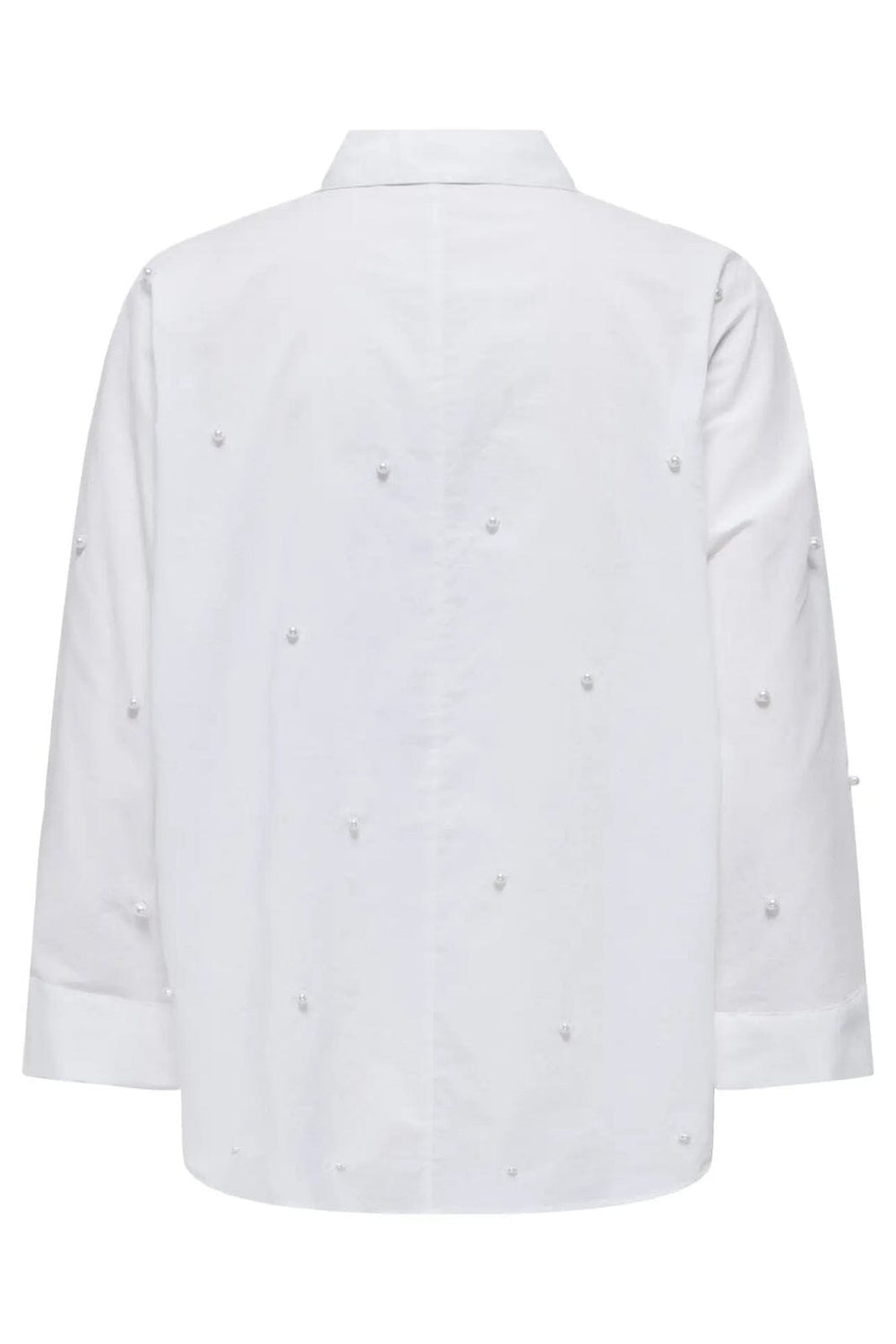 Only - Onlnew Lina Grace Ls Pearl Shirt - 4880041 Cloud Dancer Pearl