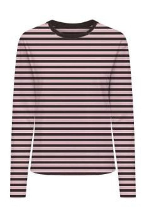 Only - Onlnew Soph L/S O-Neck Top Box - 5094622 Black Coffee Orchid Pink + Cloud Dancer (Ida)