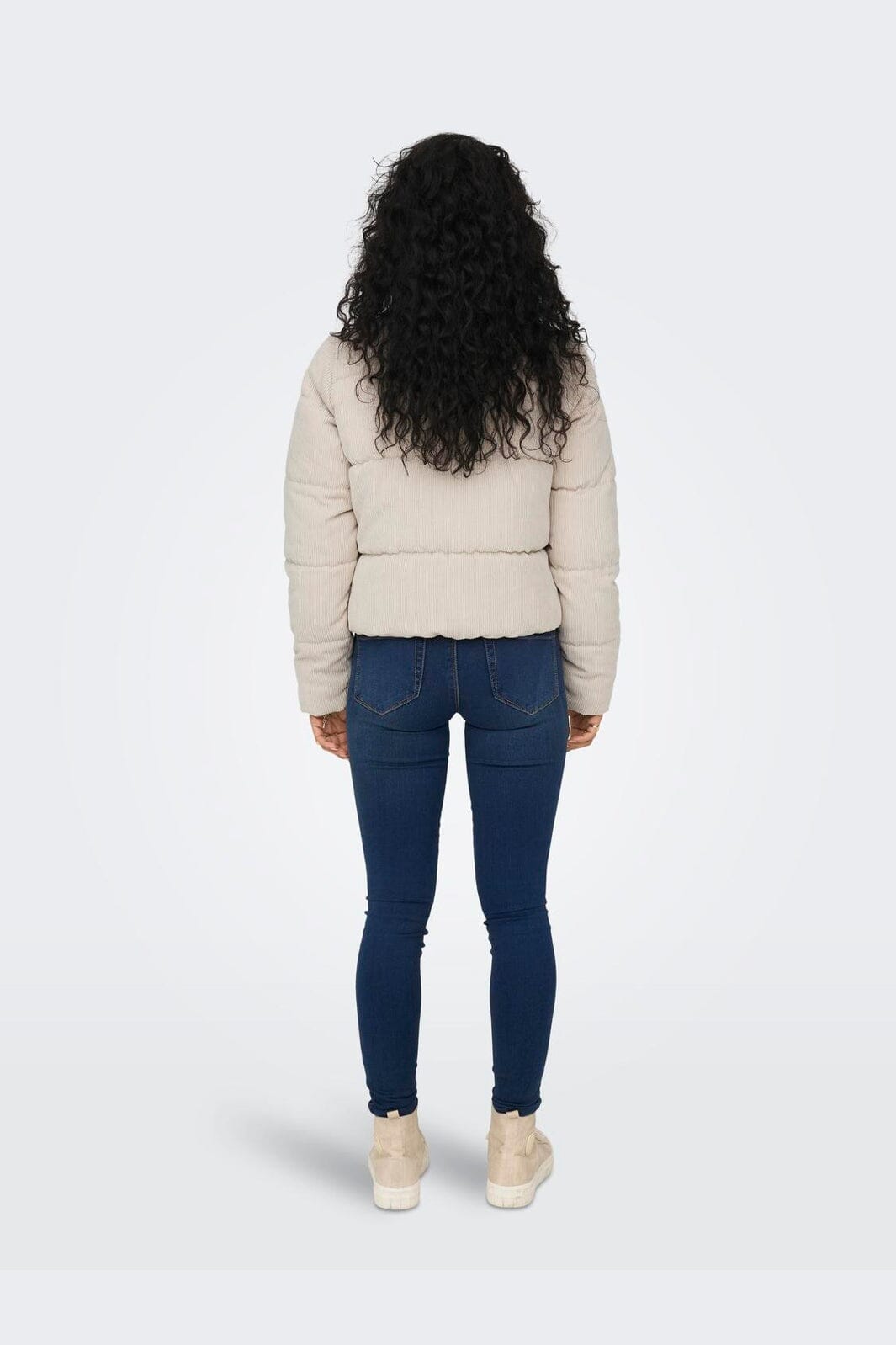 Only - Onlnewdolly Corduroy Puffer - 4327358 Moonstruck Big Corduroy Pattern