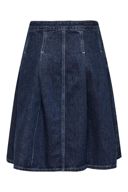 Only - Onlnina Pleated Skirt Sik - 4774504 Dark Blue Denim