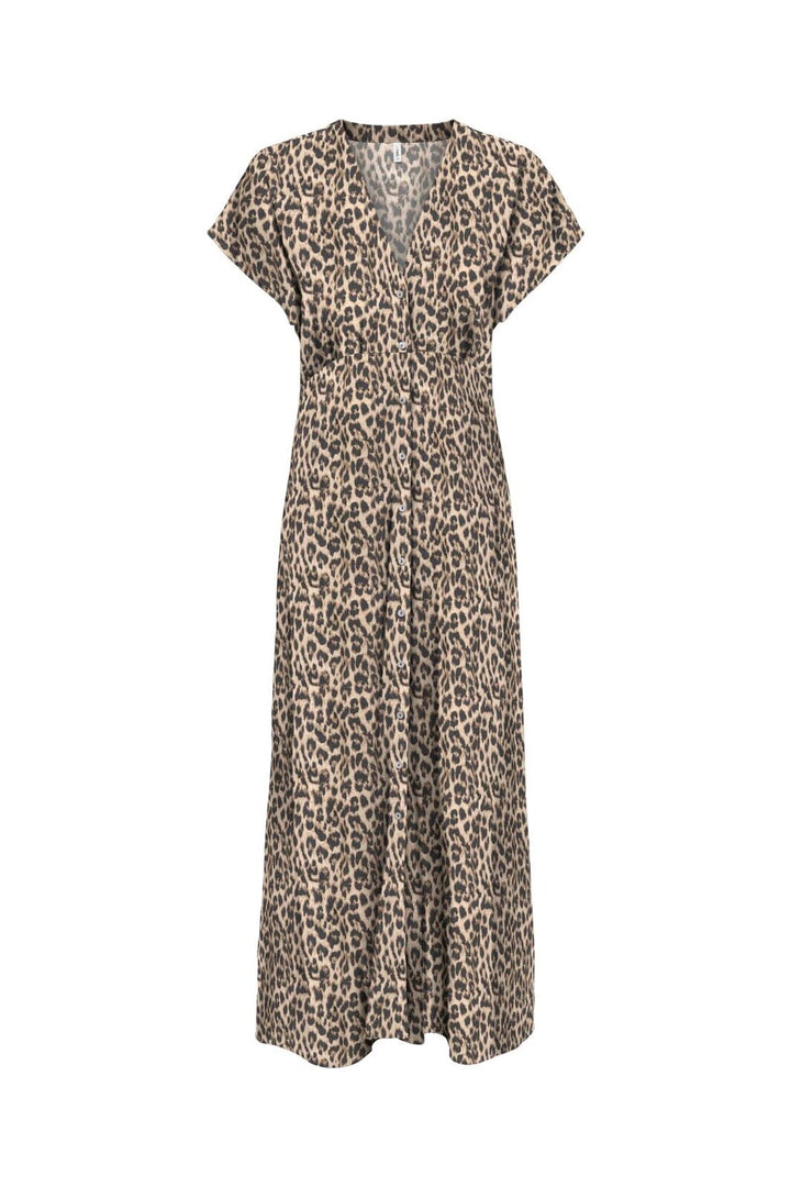 Only - Onlnova Life Vis Mollie Long Dress - 4974123 Humus 720 Leo Rush