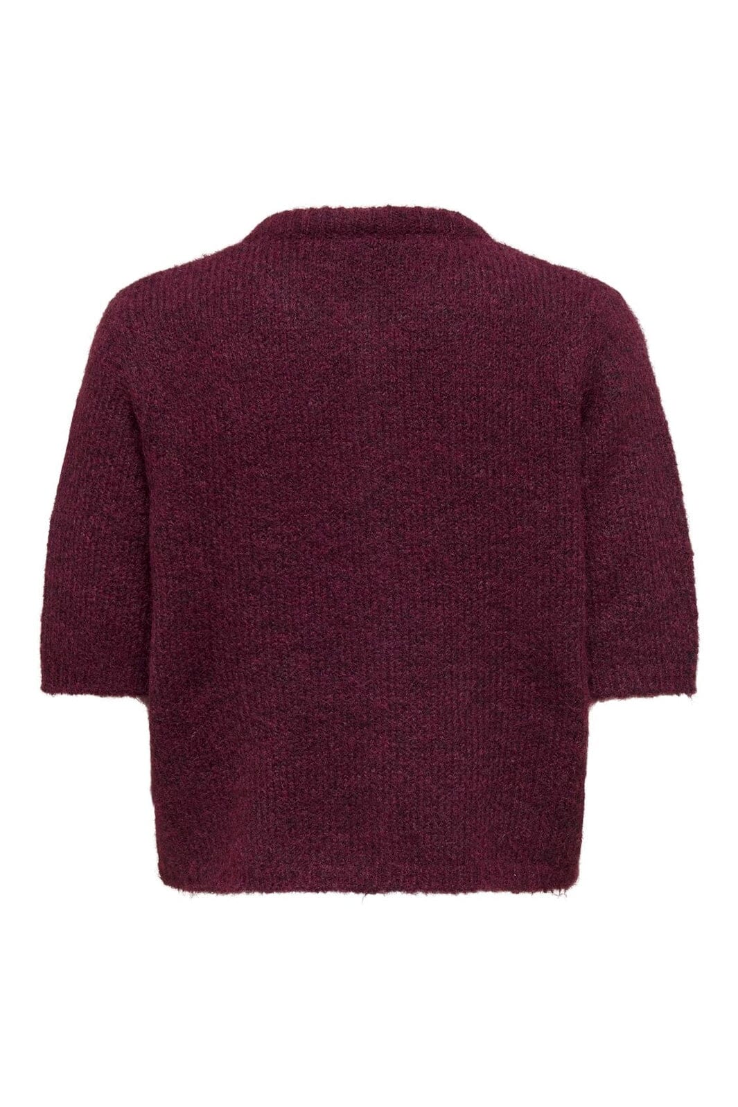 Only - Onlolivia Life Ss Bow Cardigan Knt - 4976298 Winetasting Black