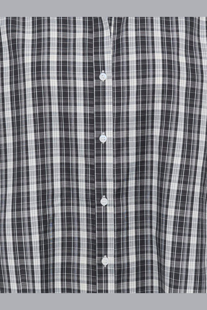 Only - Onloregon Alva Ls Reg Shirt - 5197068 Black B&W Checks