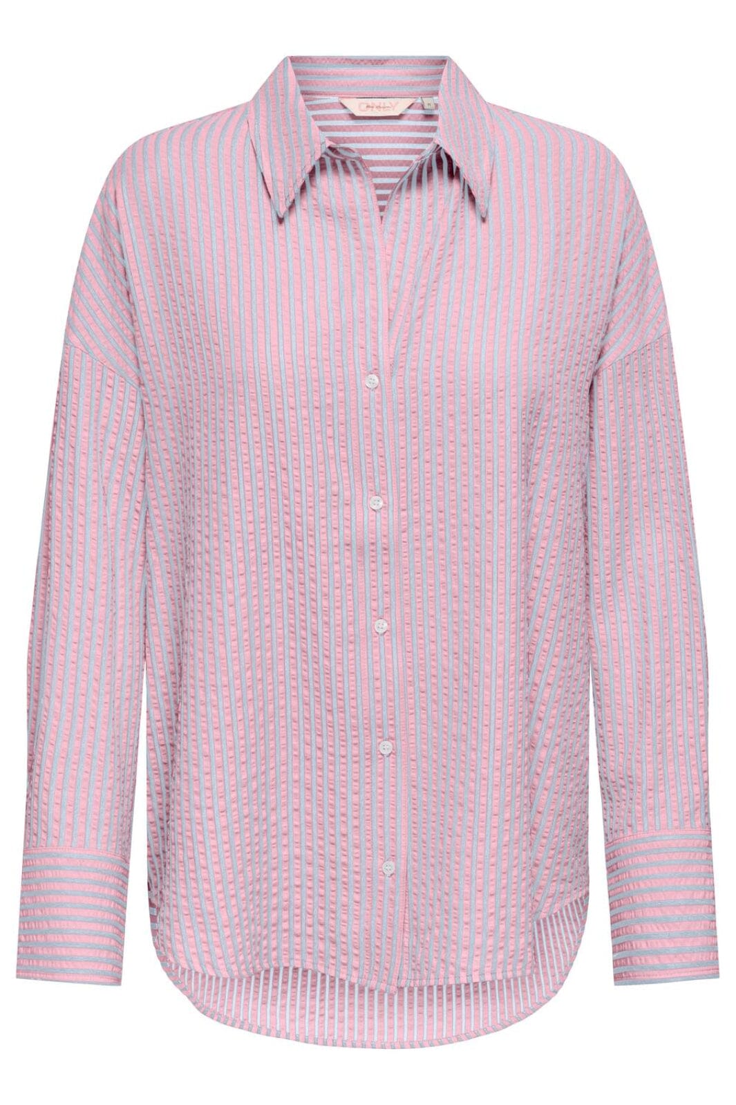 Only - Onloregon Bari L/S Stripe Shirt - 5013808 Romance Rose Soft Chambray Skjorter 