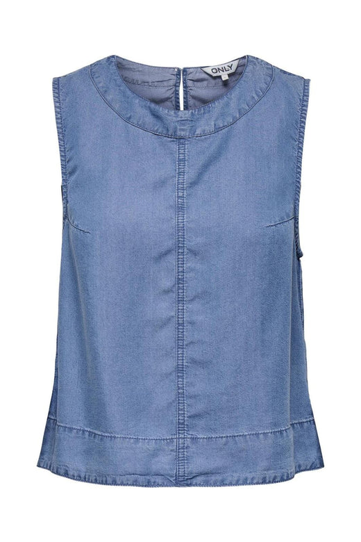 Only - Onlpema-Dorsi Sl Top Yor 15350533 - 4784951 - Medium Blue Denim