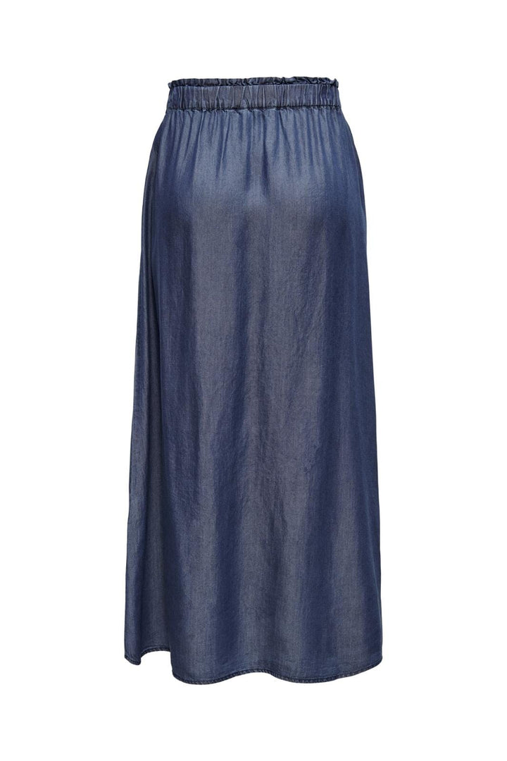 Only - Onlpema Venedig Long Skirt Qyt - 3815277 Dark Blue Denim