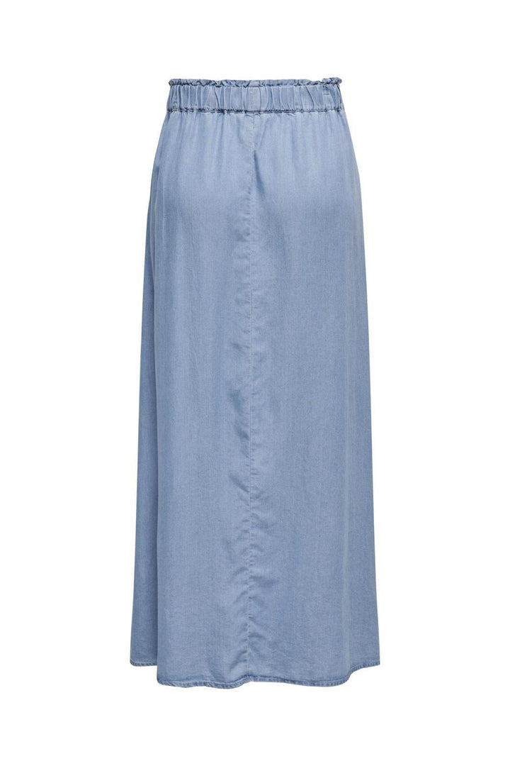 Only - Onlpema Venedig Long Skirt Qyt - 4435361 Medium Blue Denim