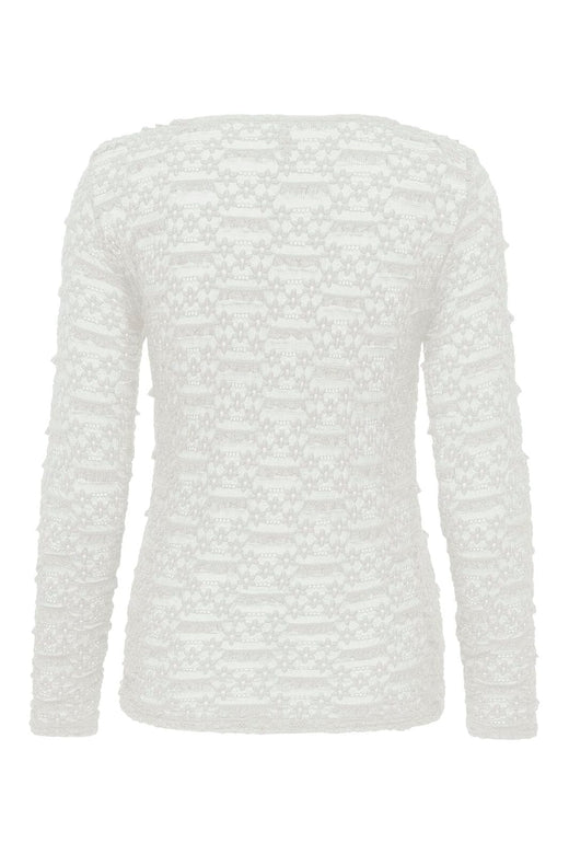 Only - Onlpita L/S Lace Top - 5212131 Cloud Dancer