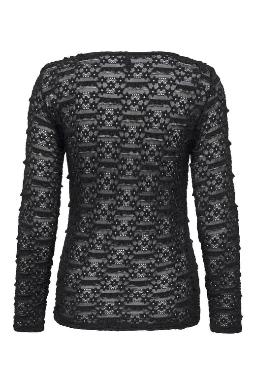 Only - Onlpita L/S Lace Top - 5212132 Black