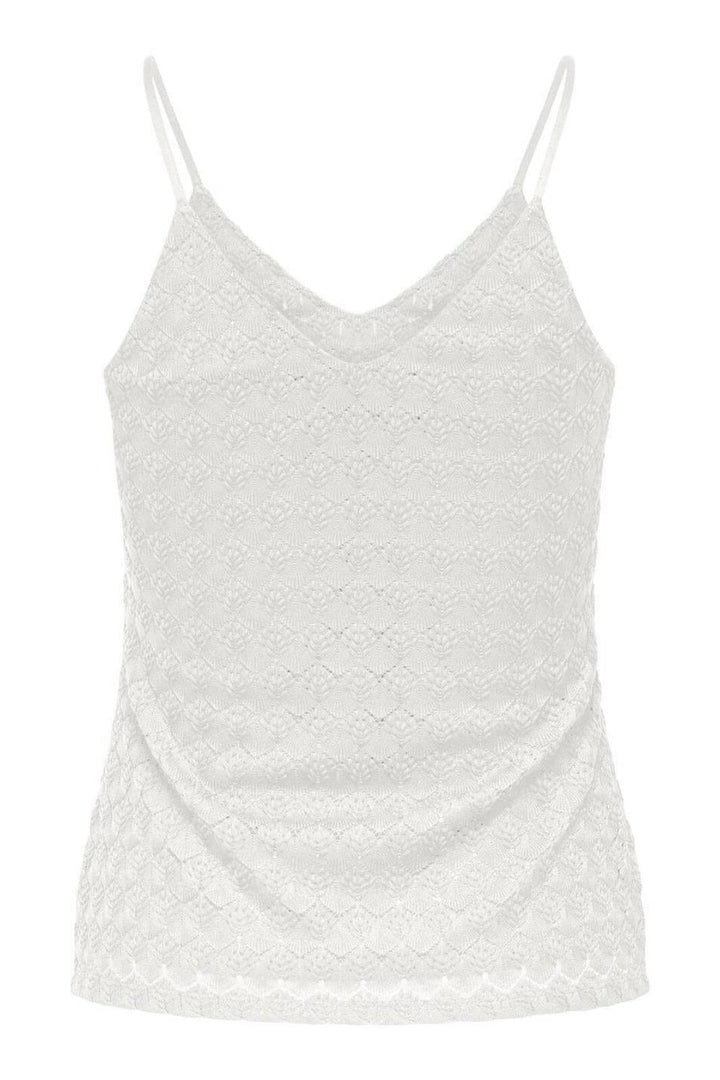 Only - Onlprato S/L Top Moch - 4827821 Cloud Dancer