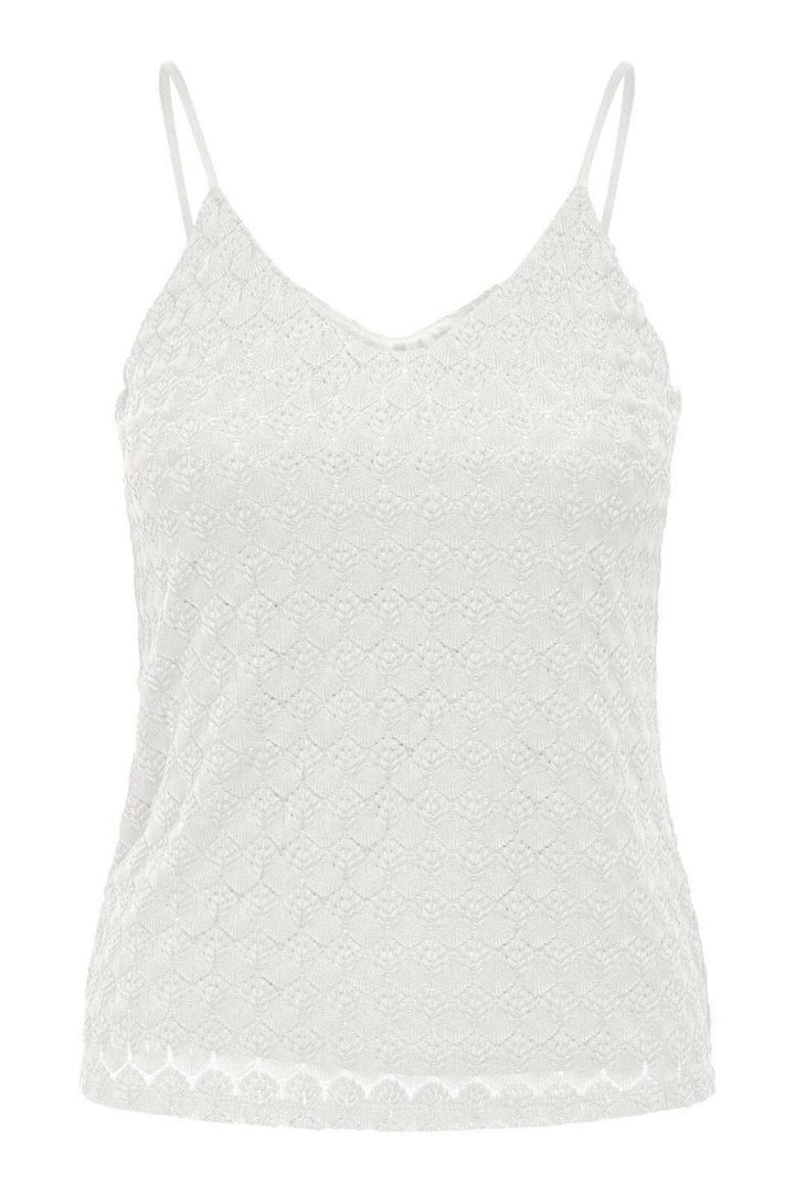 Only - Onlprato S/L Top Moch - 4827821 Cloud Dancer