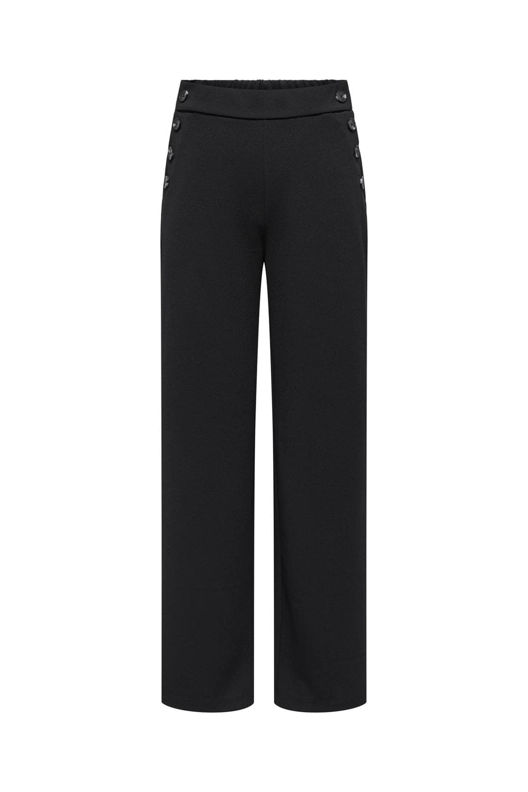 Only - Onlrina Life Button Pant - 4864039 Black Horn Buttons