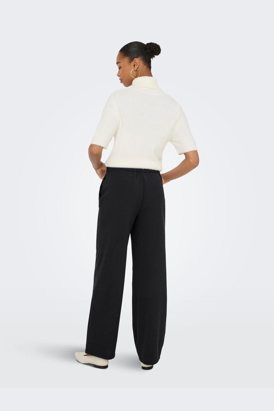 Only - Onlrina Life Button Pant - 4864039 Black Horn Buttons