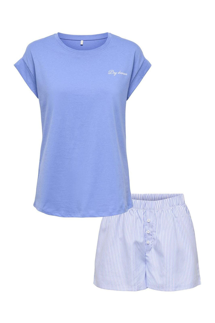 Only - Onlroma Nightwear Set Acc - 4714921 Ultramarine White