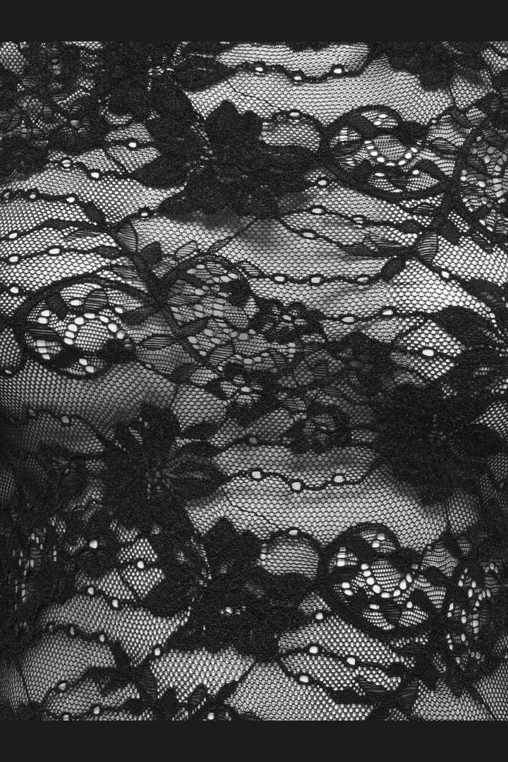 Only - Onlrue L/S Lace Bodystocking - 5124804 Black