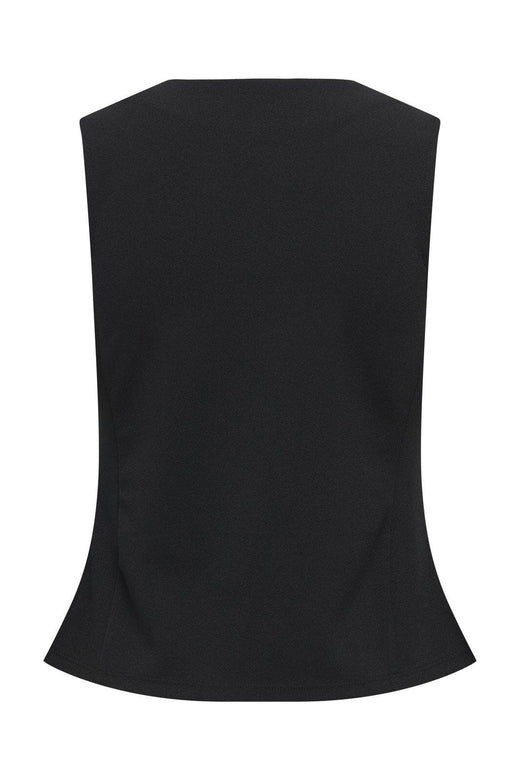 Only - Onlsania Life S/L Button Vest - 4869370 Black