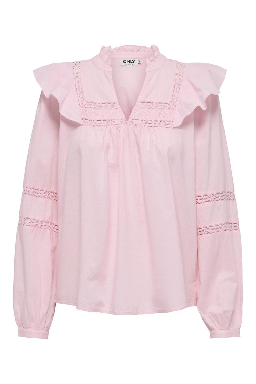 Only - Onlselma Life L/S Blouse - 4691402 Pink Lady