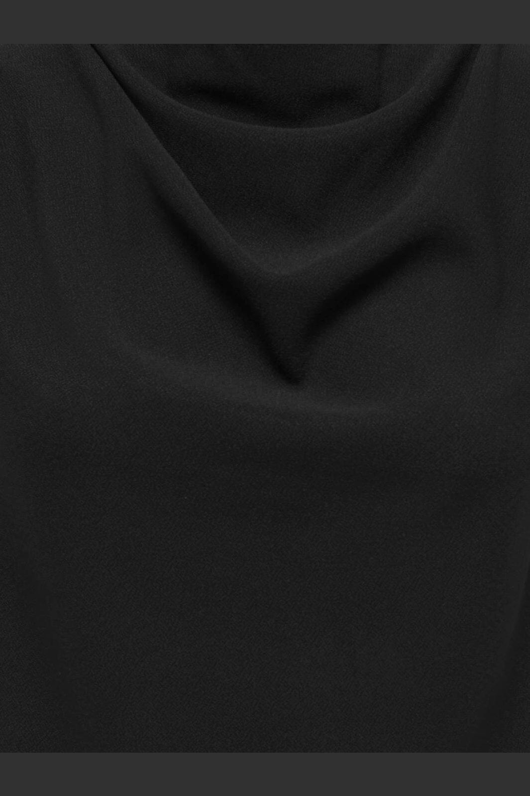Only - Onlshakia S/L Waterfall Top - 5129080 Black