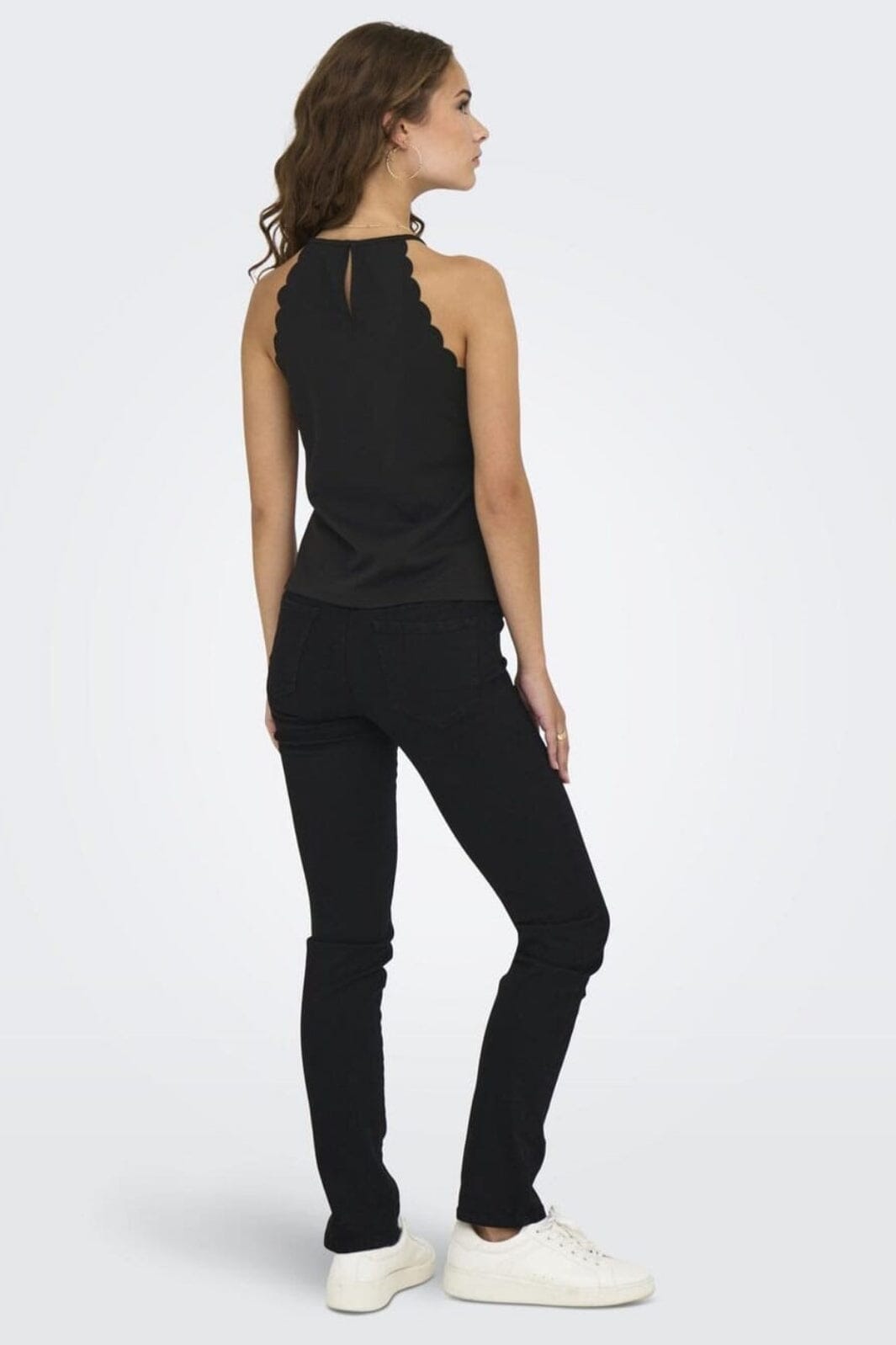 Only - Onlsilja S/L Short Top Box - 4774553 Black