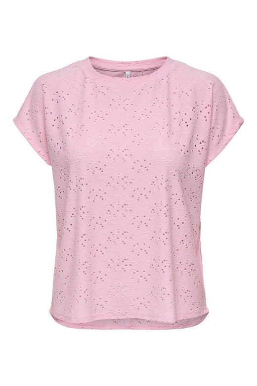 Only - Onlsmilla Life S/S Top - 4668839 Roseate Spoonbill