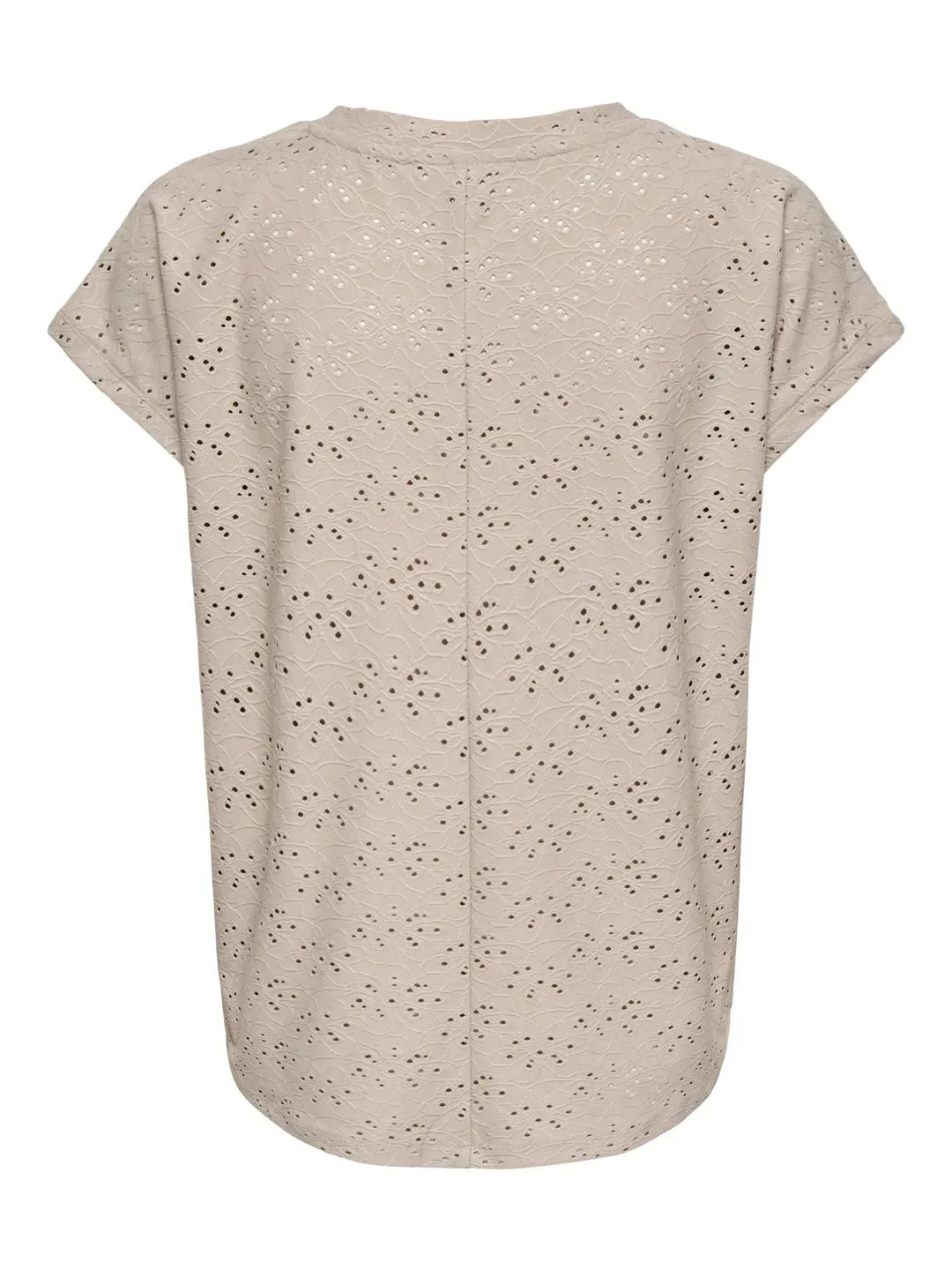 Only - Onlsmilla Life S/S Top - 4991258 Chateau Gray T-shirts 