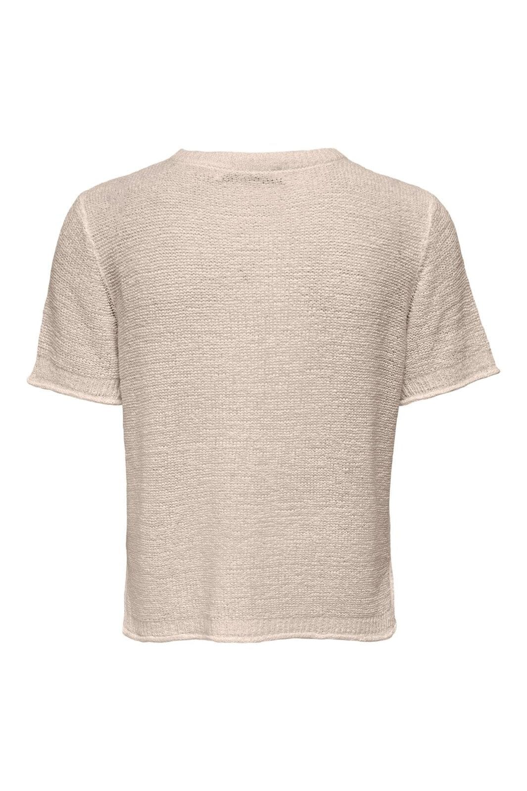 Only - Onlsunny S/S Pullover Knt - 4270899 Pumice Stone