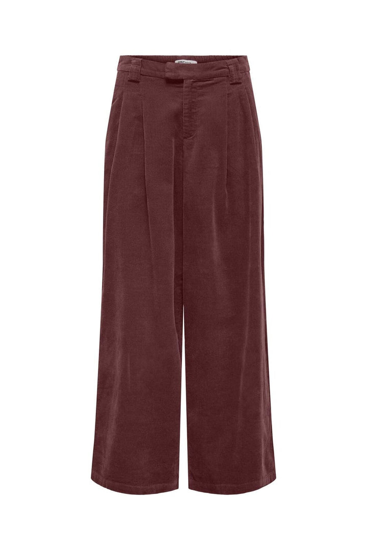 Only - Onlsvea-Nessa Cord Wide Pant Cc Tlr - 5120823 Decadent Chocolate