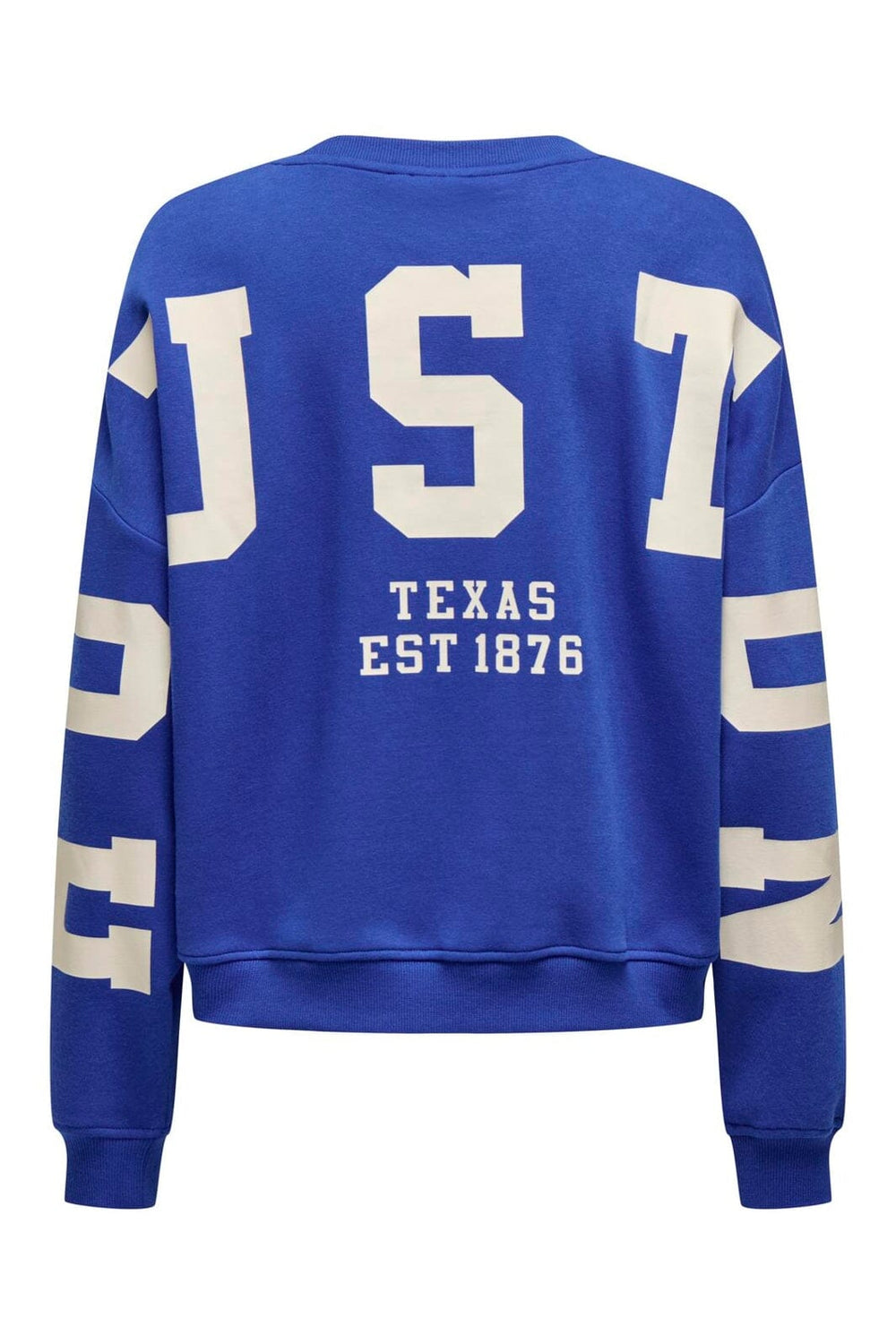 Only - Onlsweat L/S Back/Sleeve Print Swt - 4845924 Surf The Web Birch Houston Print