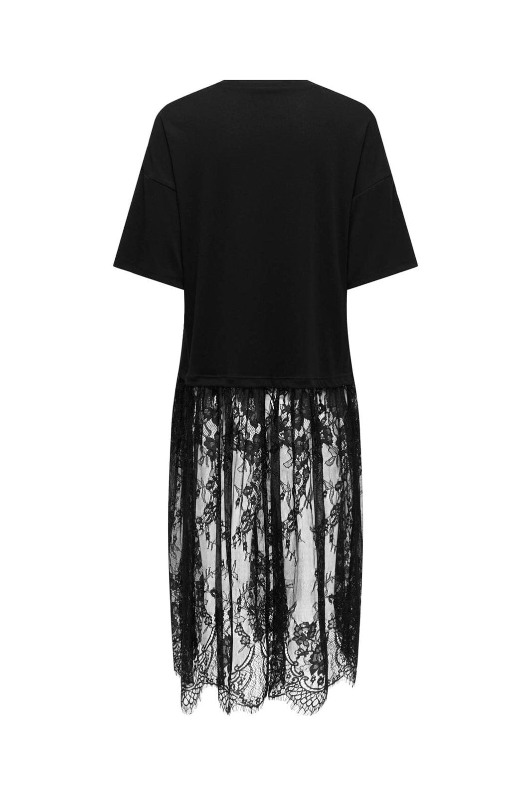Only - Onltahlia S/S Lace Dress Top - 5100312 Black Dtm Lace