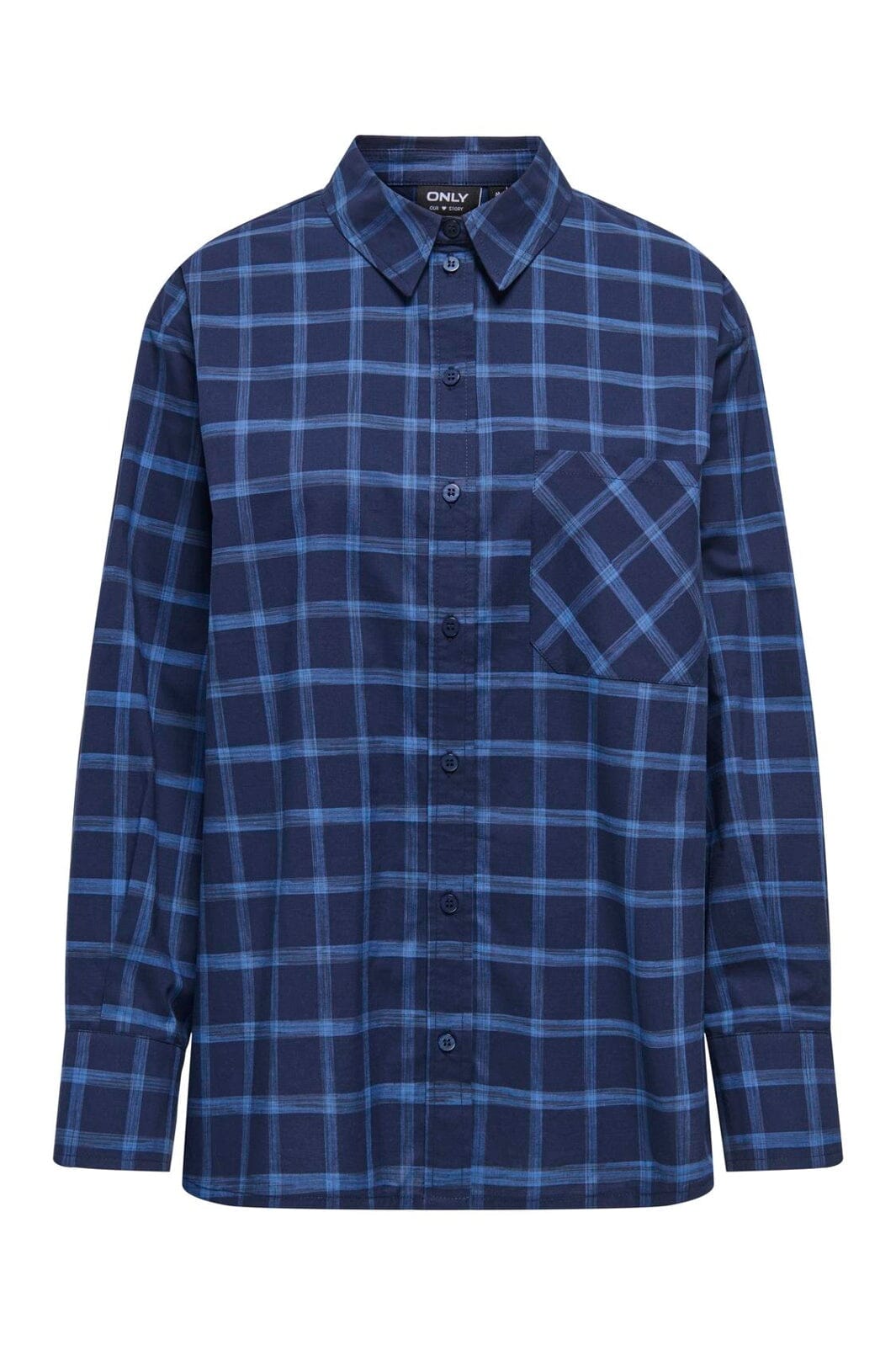 Only - Onltea L/S Shirt - 5055497 Night Sky Tea Check
