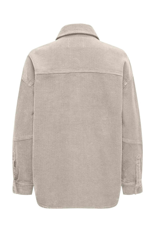 Only - Onltiggy L/S Cord Shacket - 4732421 Silver Lining
