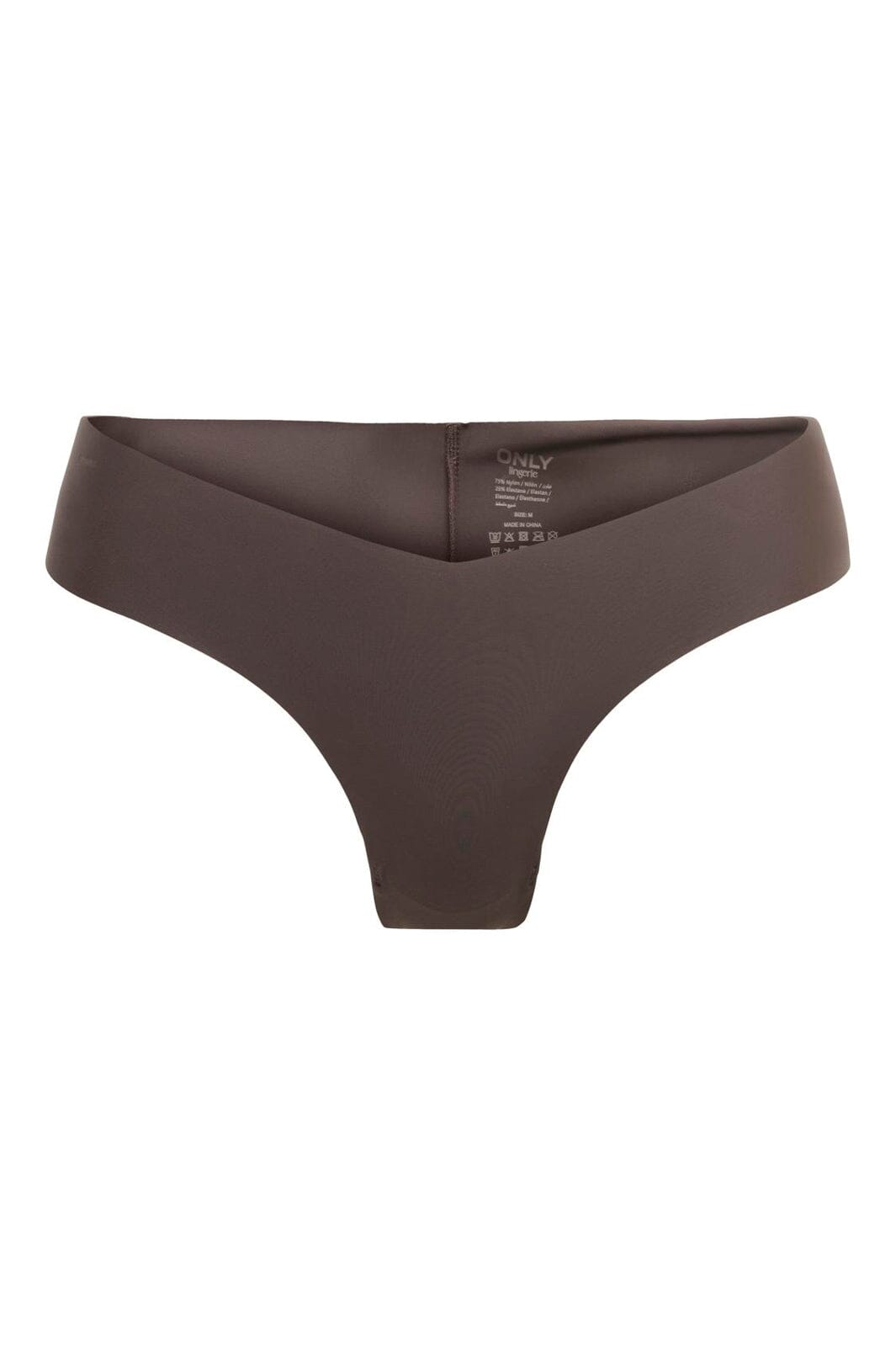 Only - Onltracy V Cut Cheeky Brief 3Pk Acc - 4932857 Seal Brown X3