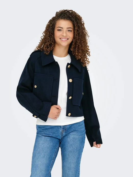 Only - Onltrillion Life L/S Boxy Jacket Cc - 4787532 Night Sky Jakker 