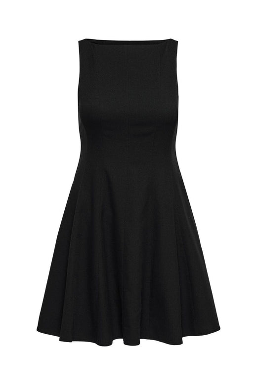 Only - Onlunita Life S/L Peplum Dress Tlr Ox - 4978188 Black