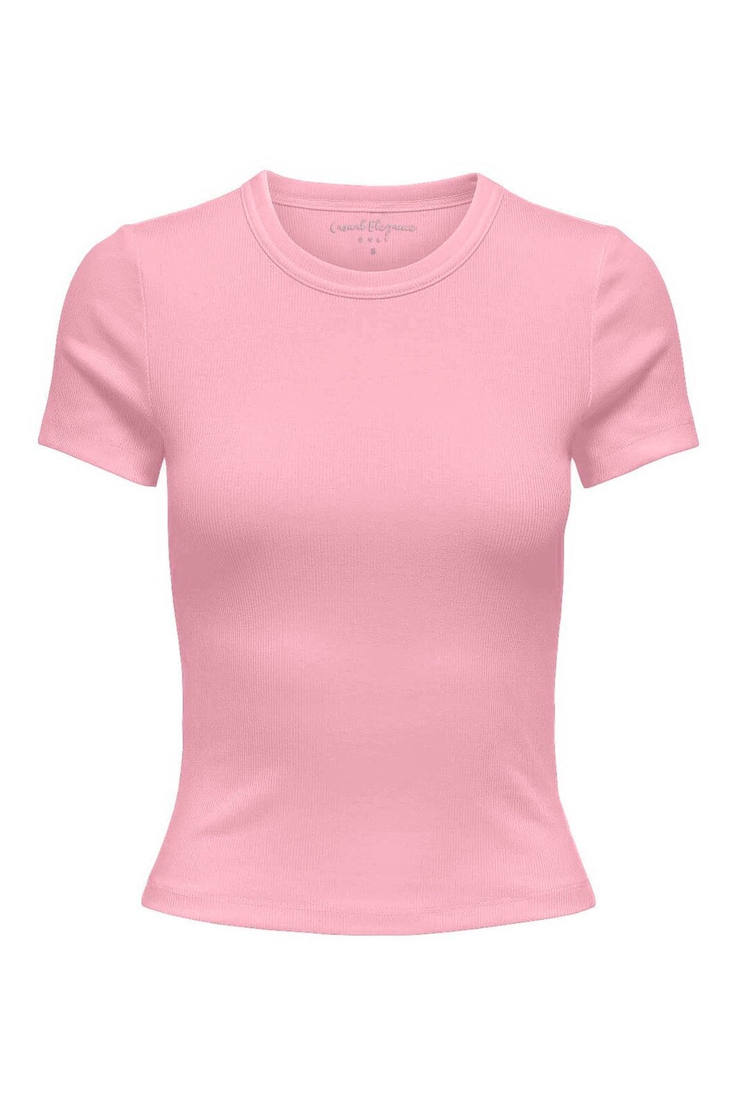 Only - Onlval S/S O-Neck Top - 4989062 Romance Rose