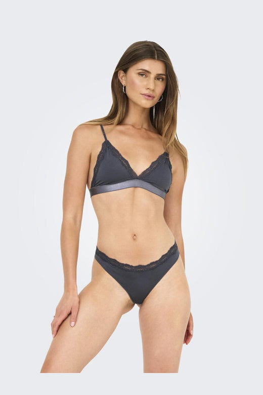 Only - Onlvicky Lace Thong 2-Pack Acc - 4822905 Periscope 2Xpack