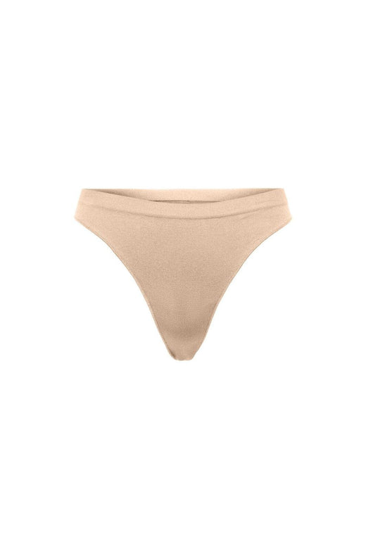 Only - Onlvicky Rib Seamless Thong Acc - 4792326 Peach Taffy