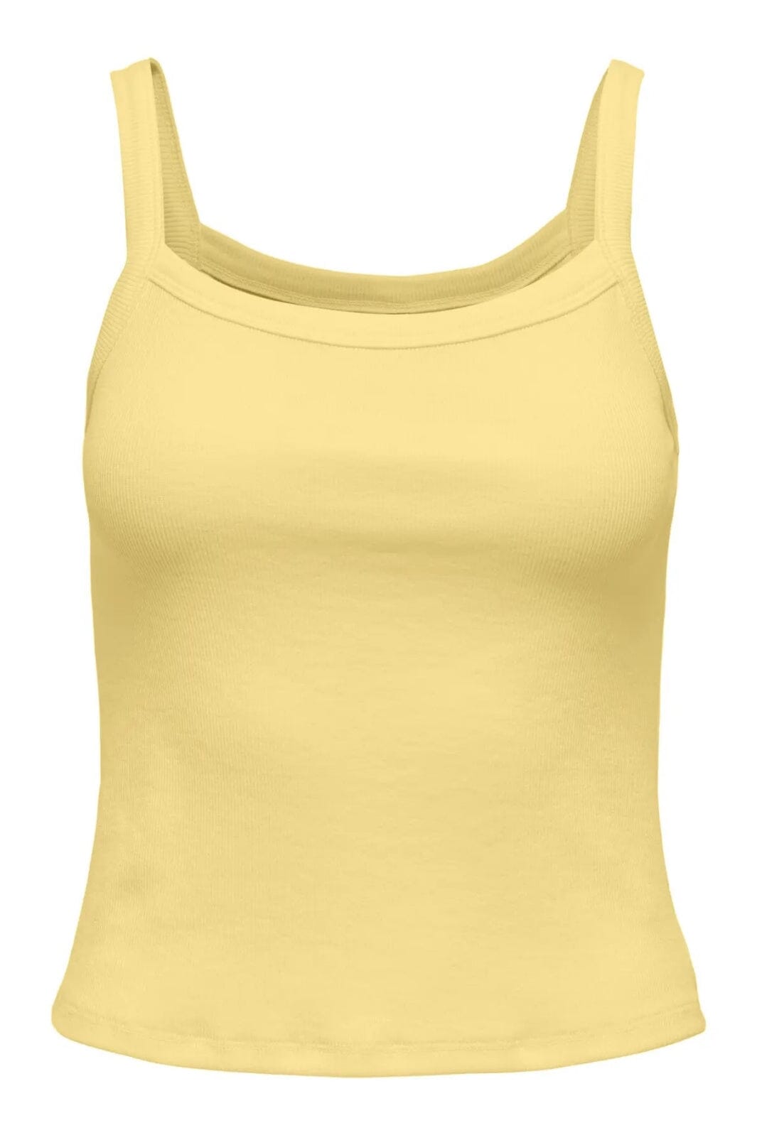 Only - Onlvira S/L Rib Top - 4941101 Lemon Meringue