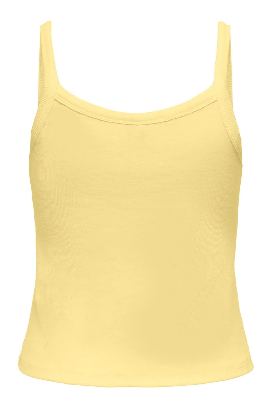 Only - Onlvira S/L Rib Top - 4941101 Lemon Meringue