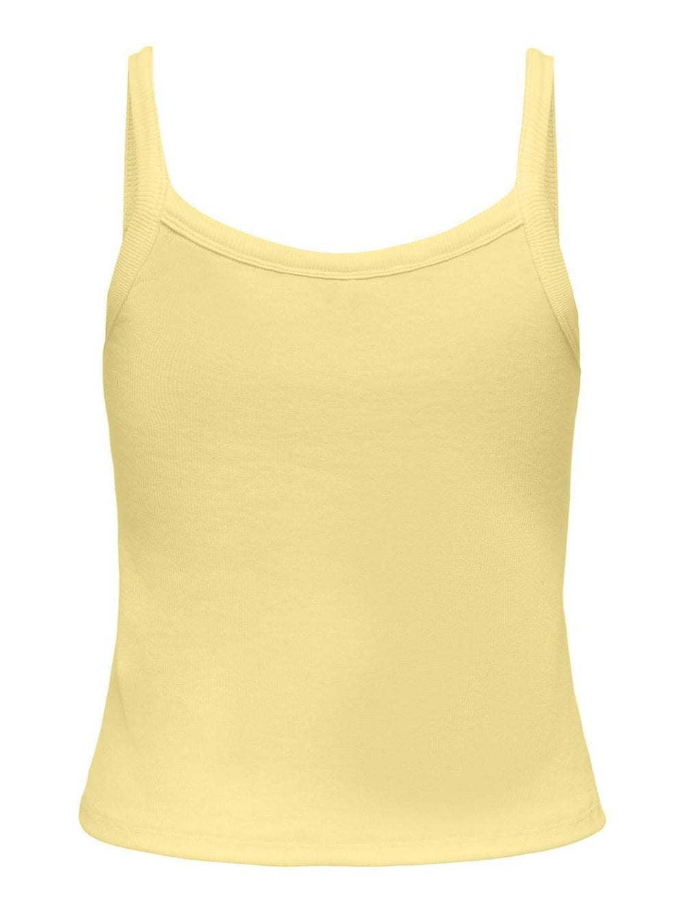 Only - Onlvira S/L Rib Top - 4941101 Lemon Meringue