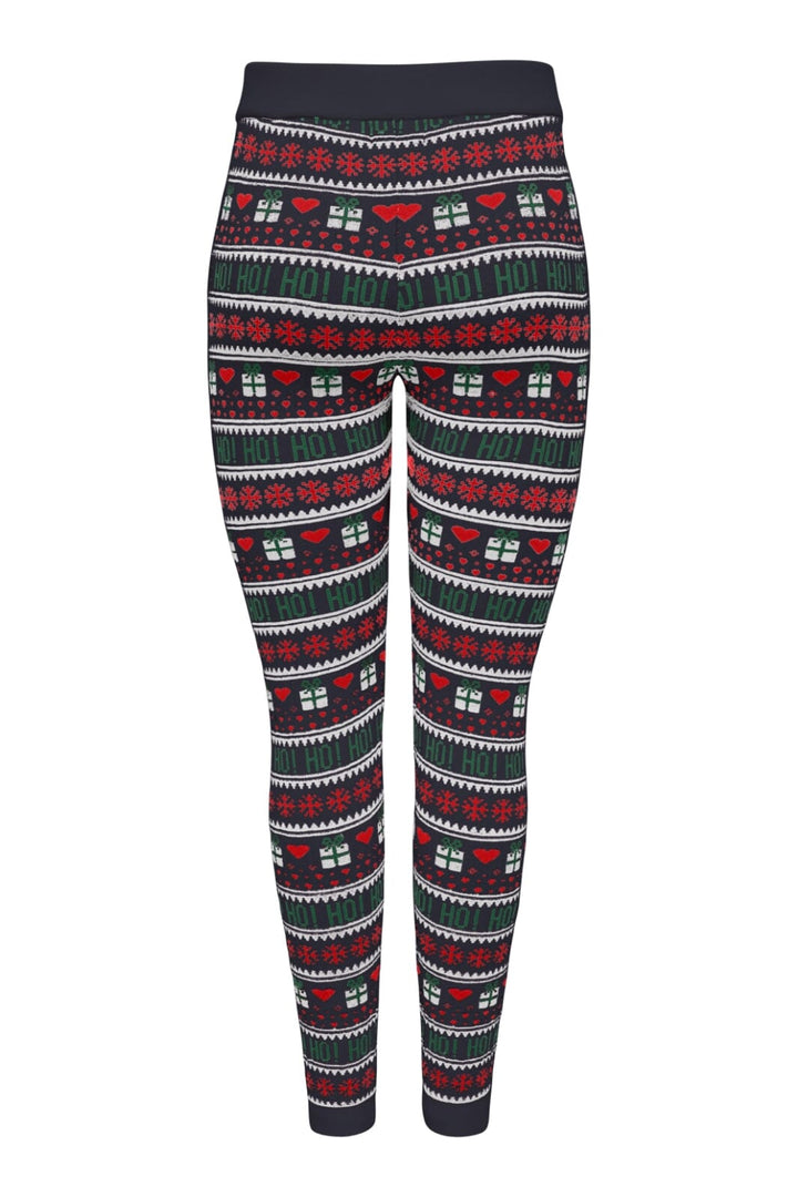 Only - Onlxmas Present Pant Knt - 4631394 Night Sky Cloud D/High Risk Red/Green Jacket Bukser 