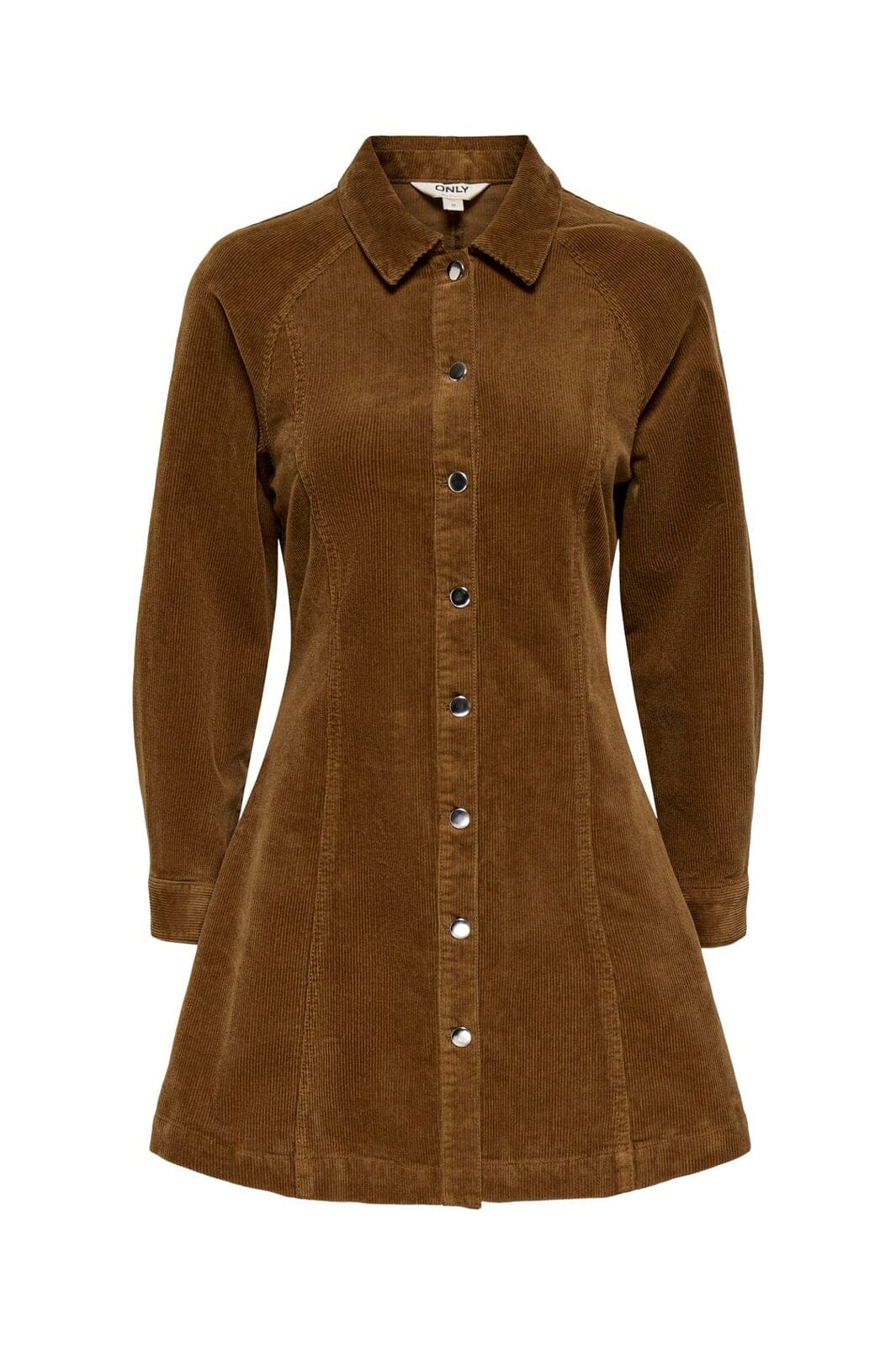 Only - Onlzeva L/S Short Cord Dress Cc - 5044917 Bison