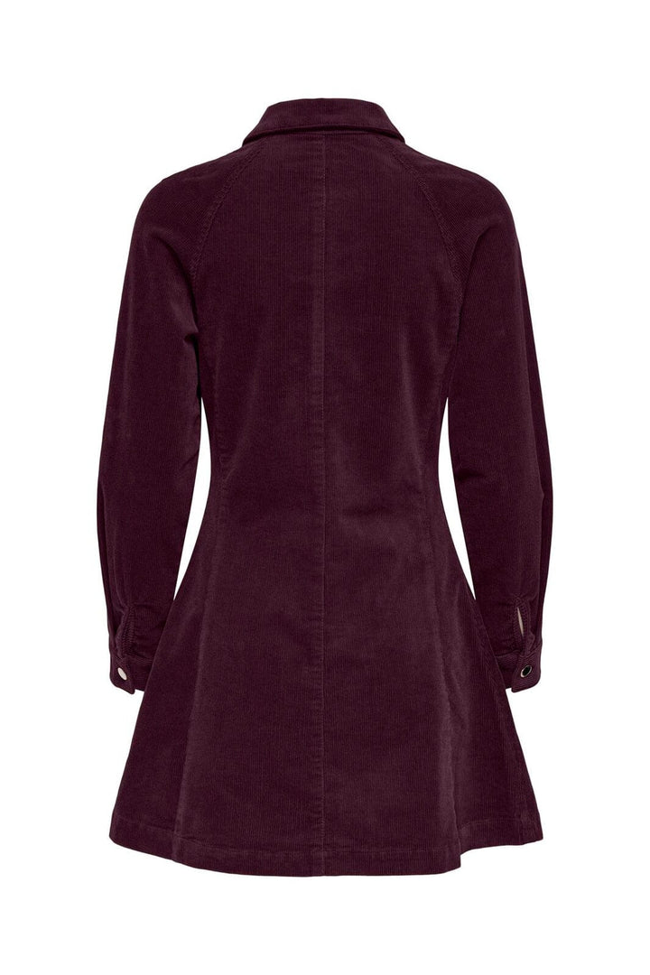 Only - Onlzeva L/S Short Cord Dress Cc - 5101105 Fig
