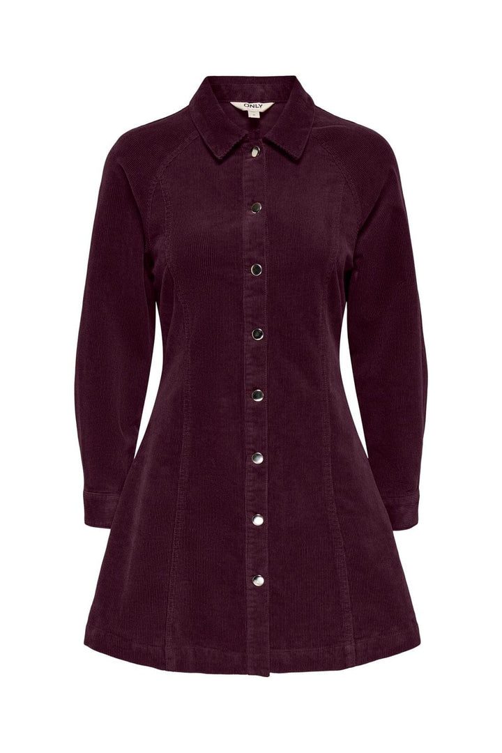 Only - Onlzeva L/S Short Cord Dress Cc - 5101105 Fig