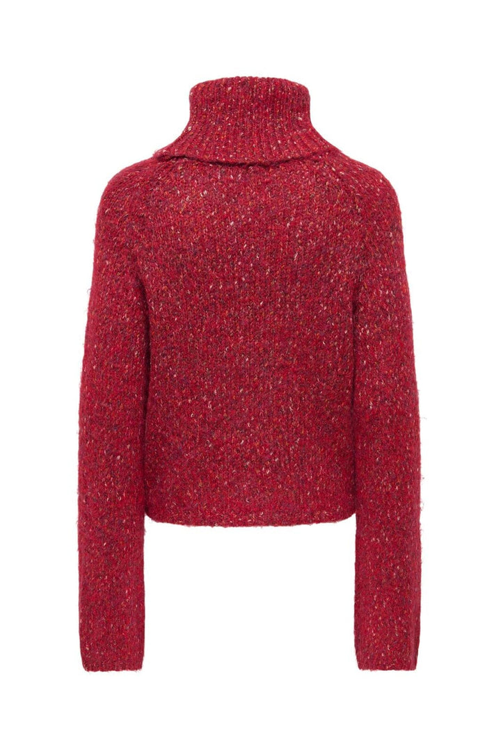 Only - Onlzille Ls Rollneck Cc Knt - 5061147 Scooter Multi Melange