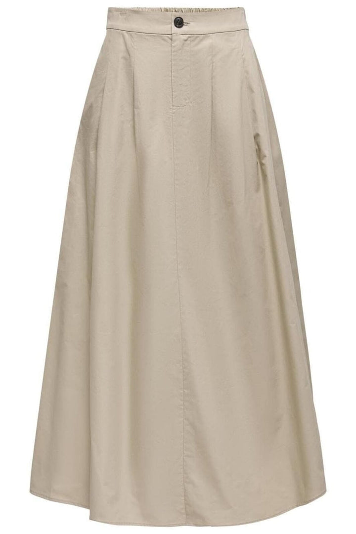 Only - Onlzora Long Pleat Skirt - 4713113 Oxford Tan Nederdele 