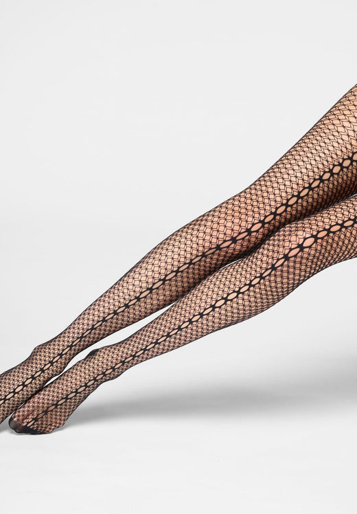 Oroblu - Oroblu Etherea Mesh Tights Tights Vobc68615 - Black Strømpebukser 